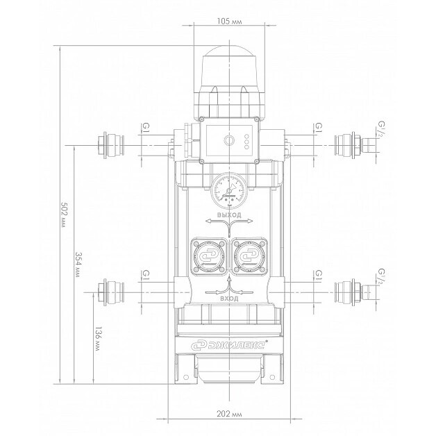 Насос Джилекс Комфорт ПРО 60/30 - 4002 - фото 6
