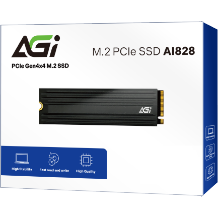 Накопитель SSD 4Tb AGI AI828 (AGI4T0G44AI828) - AGI4T0G44AI828-CB - фото 3