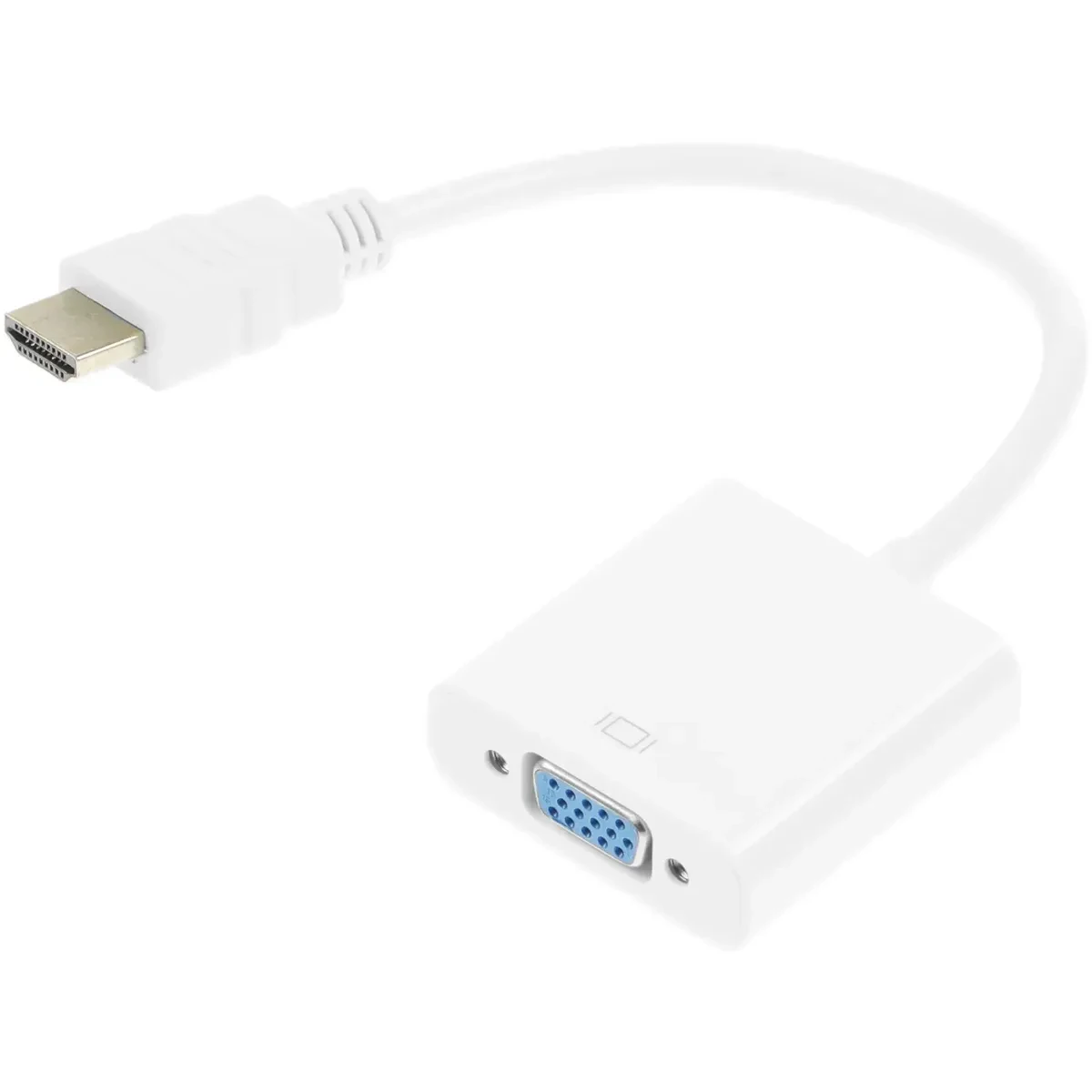 Переходник HDMI (M) - VGA (F), PREMIER 5-983 White