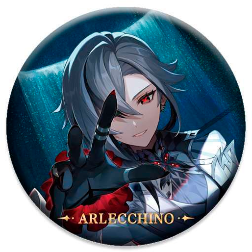 Значок miHoYo Genshin Impact Arlecchino (6942421149651)