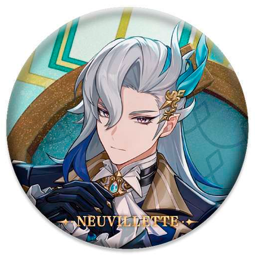 Значок miHoYo Genshin Impact Neuvillette (6942421149576)