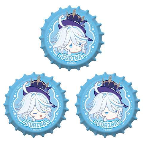 Значок miHoYo Genshin Impact Q-Version Bottle Cap Furina (6942421141259)