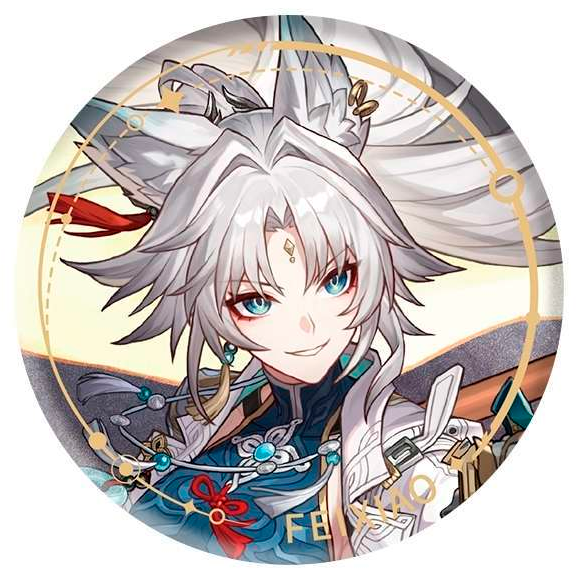 Значок miHoYo Honkai: Star Rail Character Painting Series The Hunt Feixiao (6942421145783)