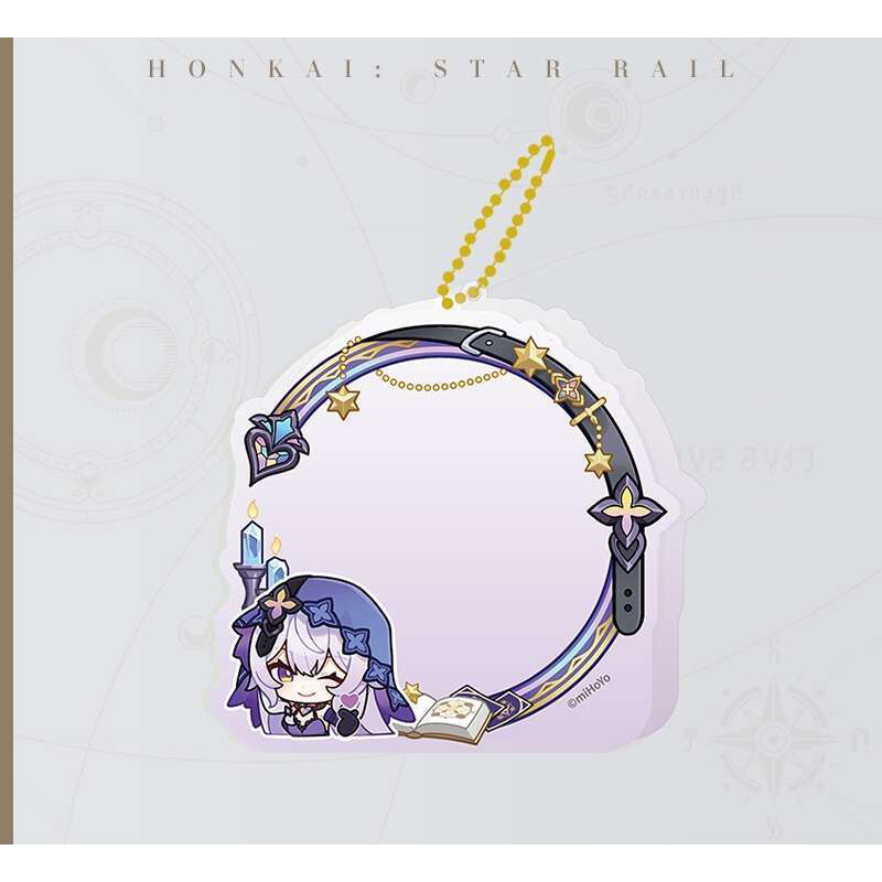 Значок miHoYo Honkai: Star Rail Pam Exhibition Hall Series Display Acrylic Storage Case Black Swan - 6942421146957 - фото 2