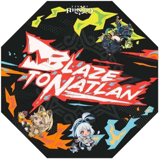 Зонт miHoYo Genshin Impact Burning Nata (6942421138549)