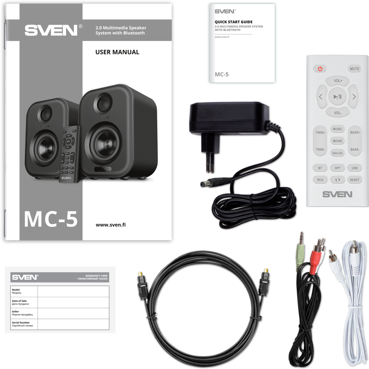 Колонки Sven MC-5 White - SV-022525 - фото 7