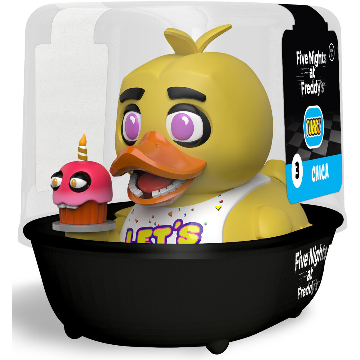 Фигурка-утка Numskull TUBBZ Five Nights at Freddy’s: Chica (First Edition) - NS5039 - фото 6