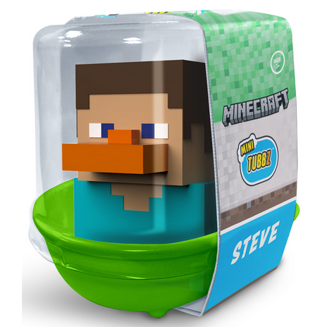 Фигурка-утка Numskull TUBBZ Minecraft: Steve (Mini Edition) - NS5208 - фото 5