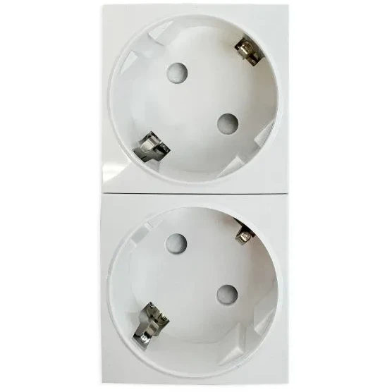 Электрическая розетка Filum FL-PWS-2P-WH