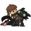 Фигурка Funko POP! Rides How to Train Your Dragon 2 Hiccup with Toothless (123) - 81181