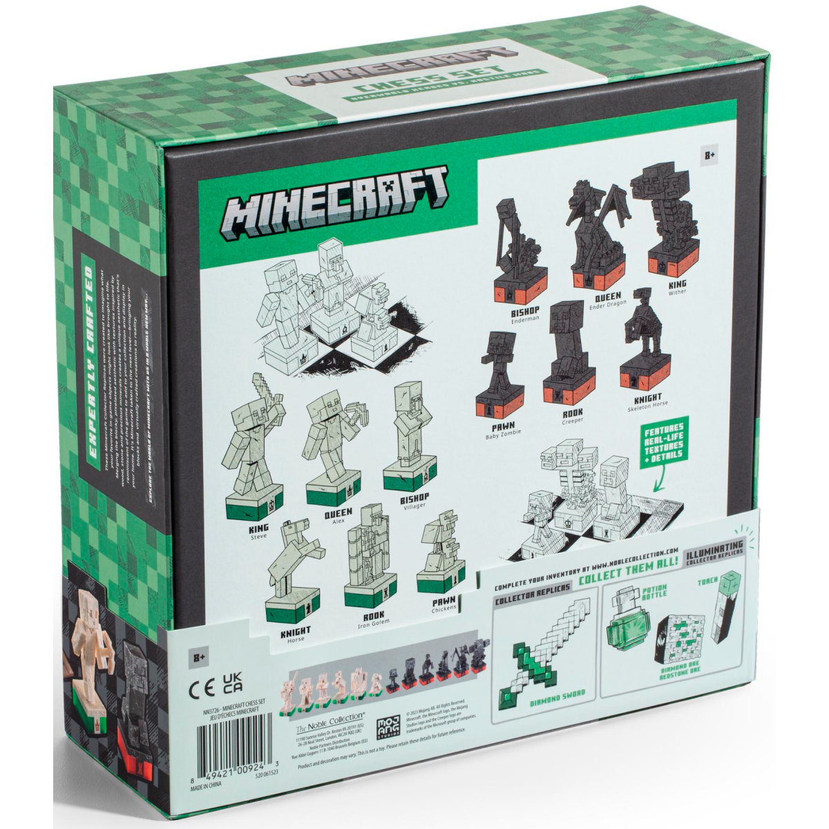 Шахматы Noble Collection Minecraft (NN3726) - фото 4