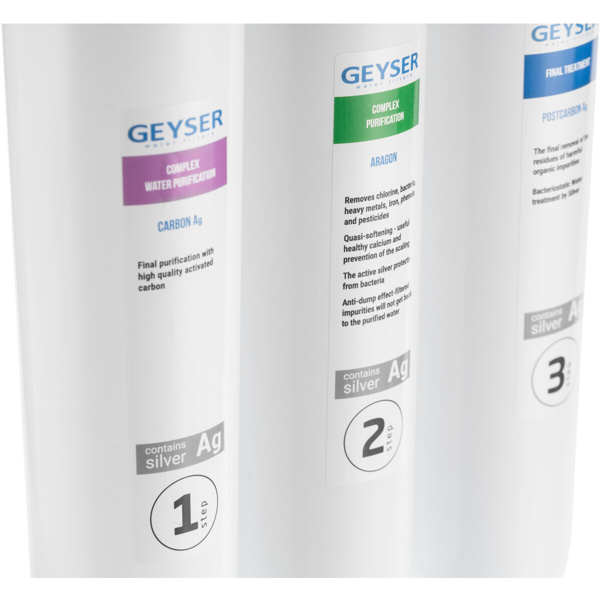 Картридж ГЕЙЗЕР Смарт (3 шт.) (50094) - фото 3