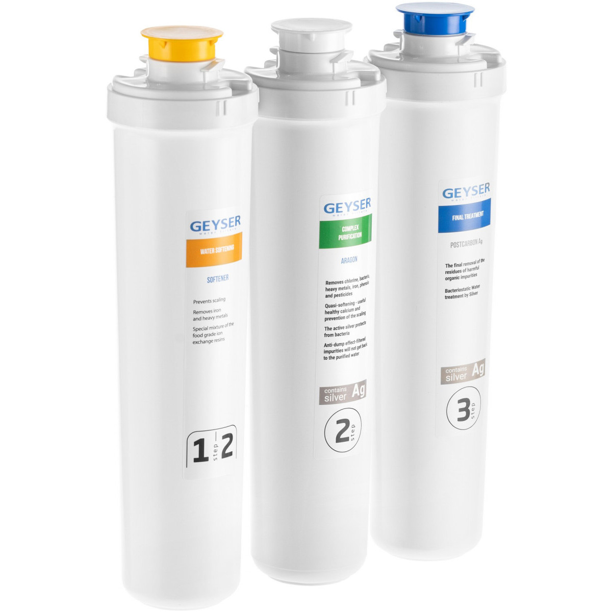 Картридж ГЕЙЗЕР Смарт (3 шт.) (50095) - фото 2