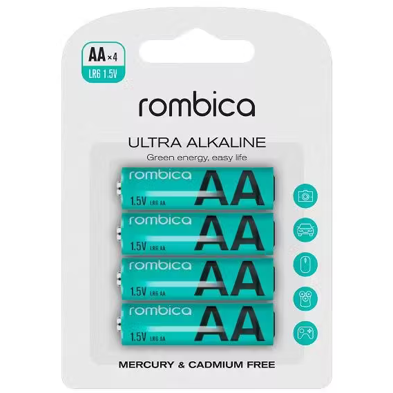 Батарейка Rombica Ultra Alkaline (AA, 4 шт.)