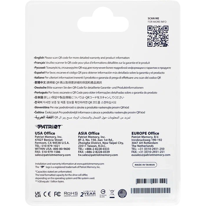 USB Flash накопитель 64Gb Patriot Tab 200 (PSF64GT200S2U) - фото 6