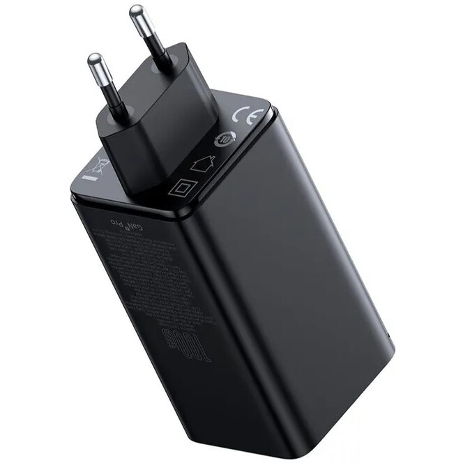 Сетевое зарядное устройство Baseus GaN6 Pro Cluster Black (P10162705112-00) - фото 4