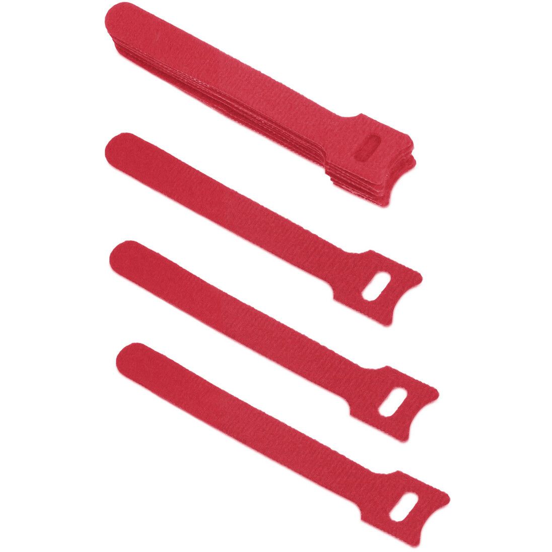 Кабельная стяжка Cabeus CLAMP-125-RD, 10 шт.