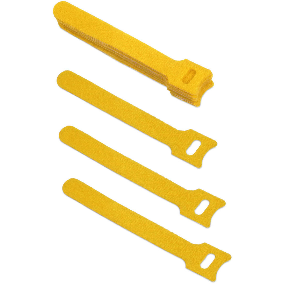 Кабельная стяжка Cabeus CLAMP-125-YL, 10 шт.