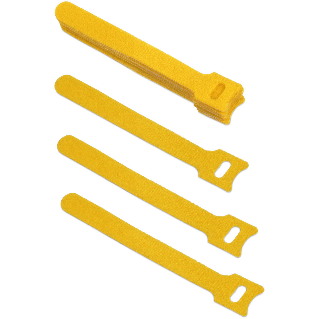 Кабельная стяжка Cabeus CLAMP-135-YL, 10 шт.