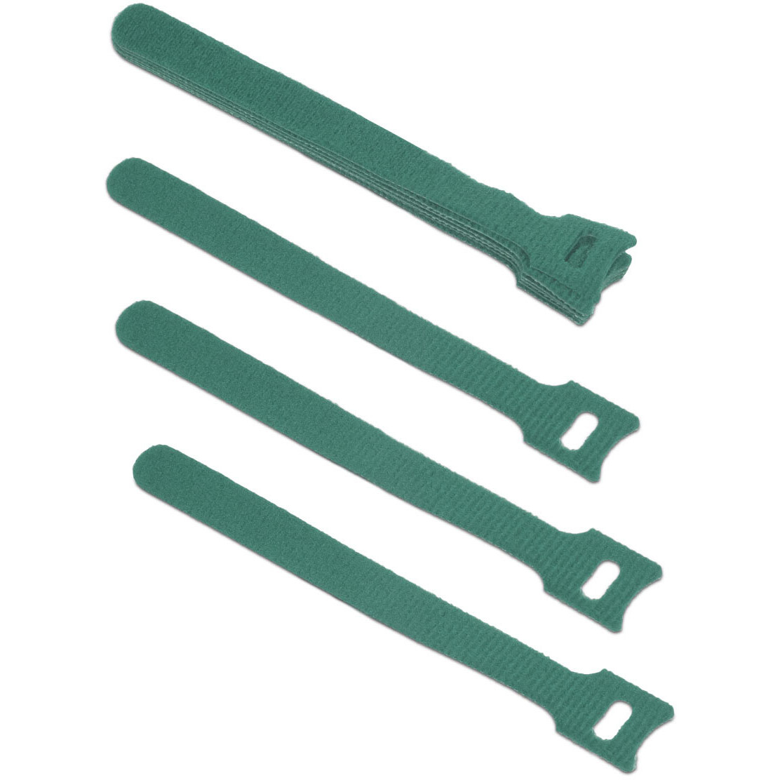 Кабельная стяжка Cabeus CLAMP-150-GN, 10 шт.