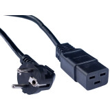 Кабель питания Schuko - C19, 1.8м, Cabeus PC-S22-IEC19-1.5-1.8M