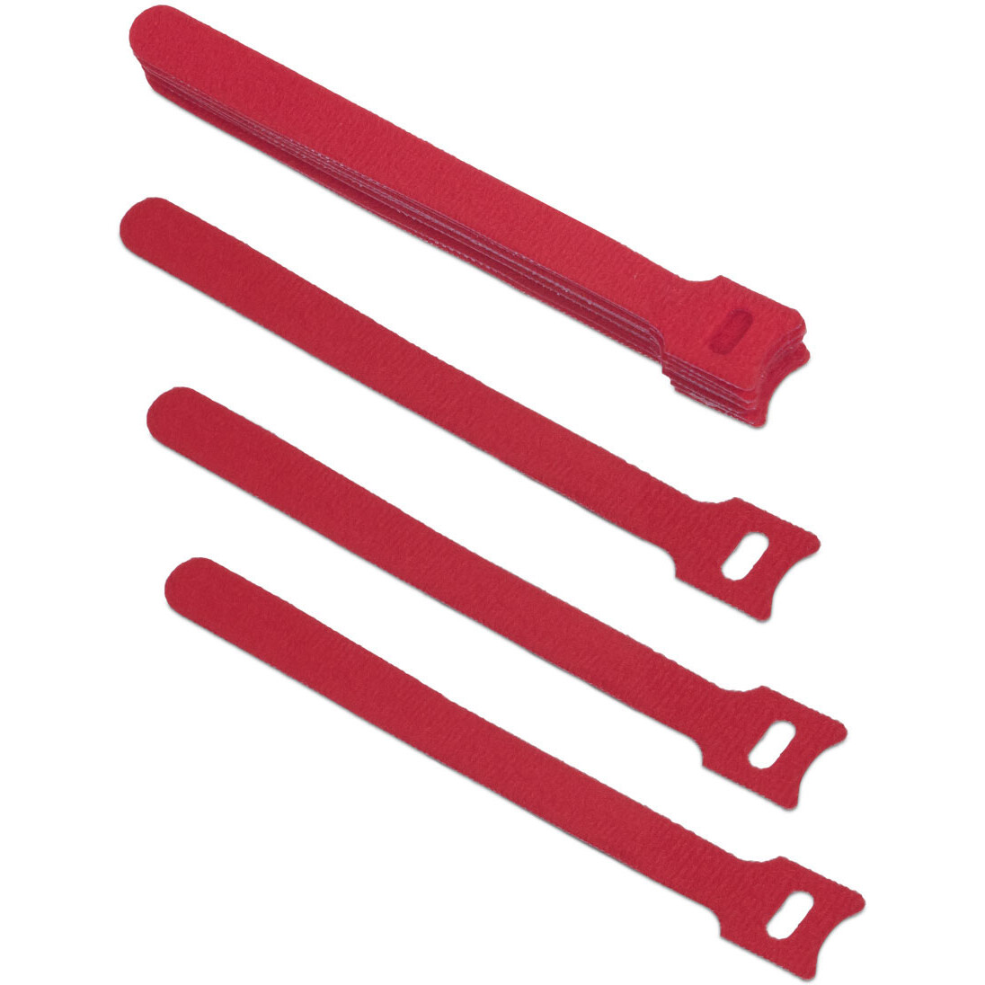 Кабельная стяжка Cabeus CLAMP-150-RD, 10 шт.