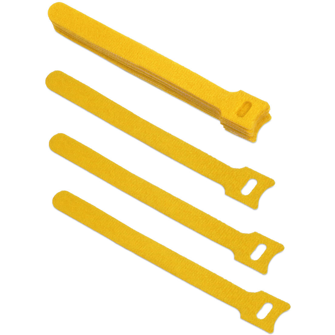 Кабельная стяжка Cabeus CLAMP-150-YL, 10 шт.