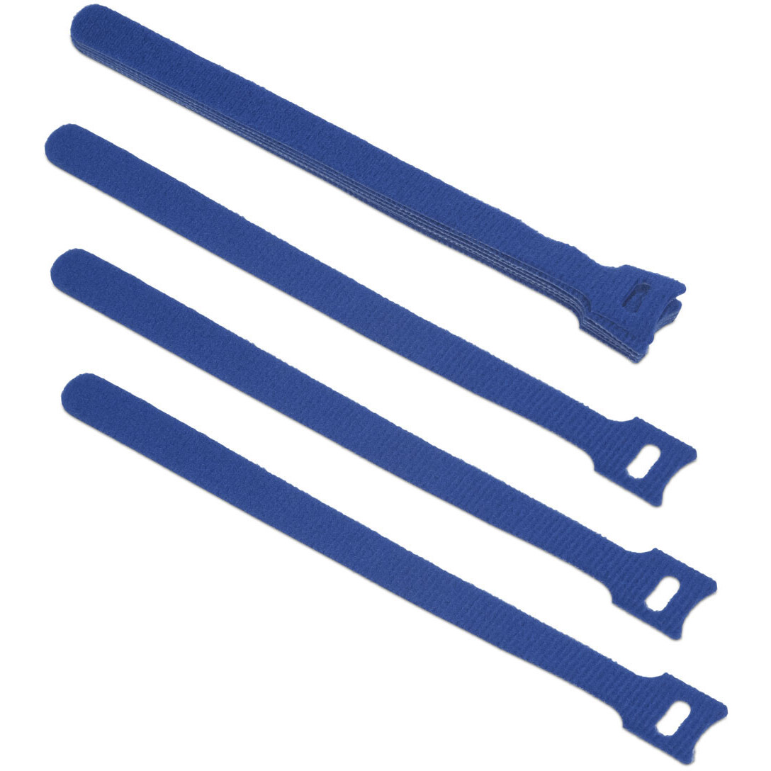 Кабельная стяжка Cabeus CLAMP-210-BL, 10 шт.