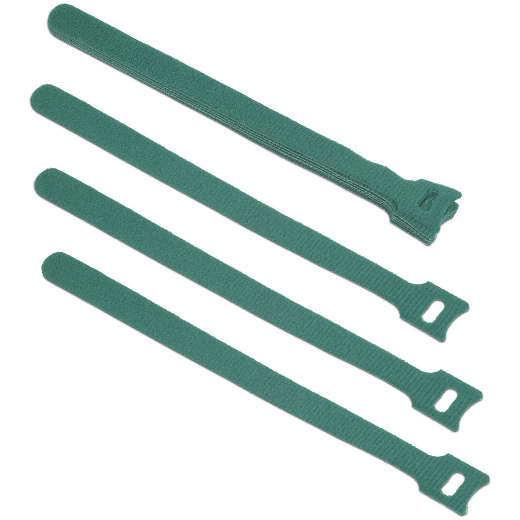 Кабельная стяжка Cabeus CLAMP-210-GN, 10 шт.