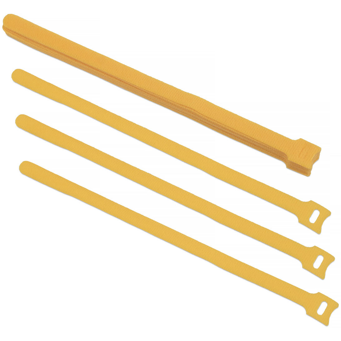 Кабельная стяжка Cabeus CLAMP-310-YL, 10 шт. - фото 2