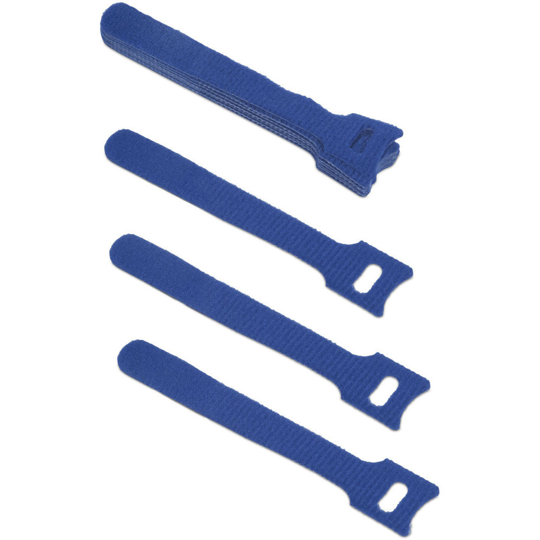 Кабельная стяжка Cabeus CLAMP-125-BL, 10 шт.