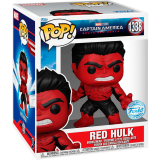 Фигурка Funko POP! Bobble Marvel Captain America BNW Red Hulk (Retro Comic Deco) (77489)