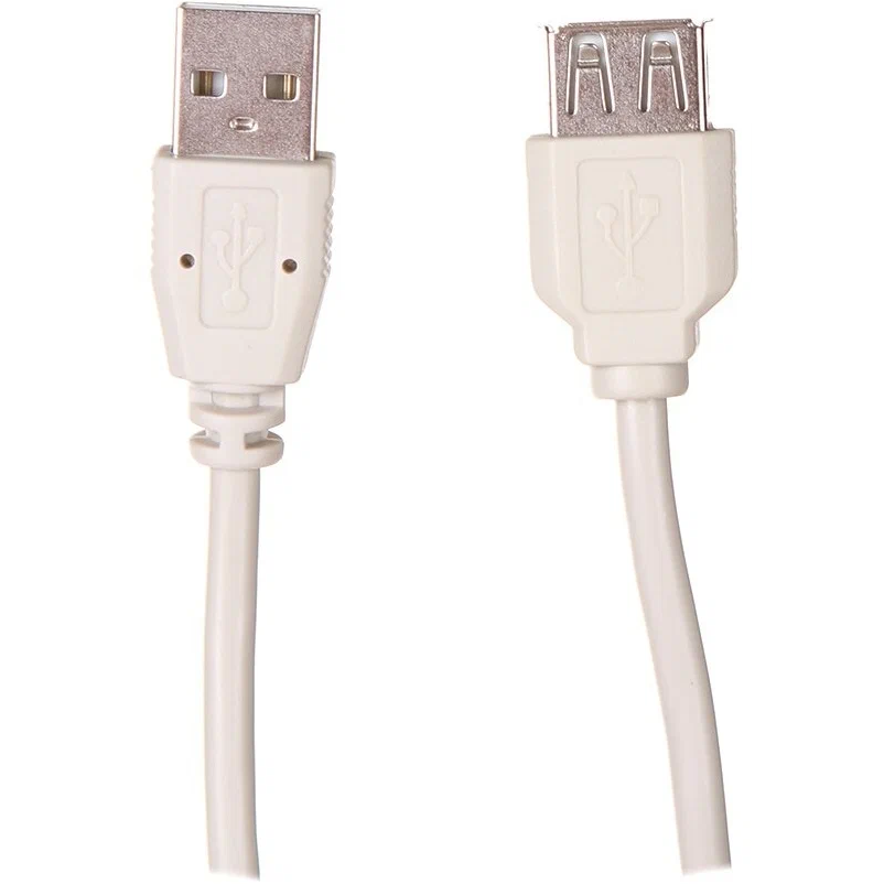Кабель удлинительный USB A (M) - USB A (F), 3м, Delux USBC1002-3M