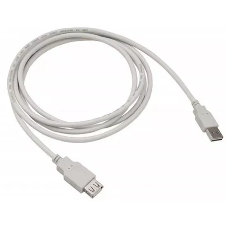 Кабель удлинительный USB A (M) - USB A (F), 3м, Delux USBC1002-3M - фото 2