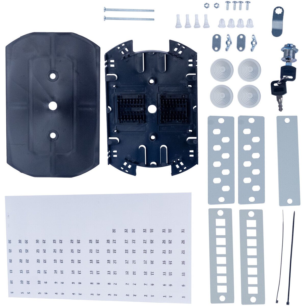 Кросс-панель Cabeus FO-WL-16-SC/2LC/FC/ST-FP-K - фото 7