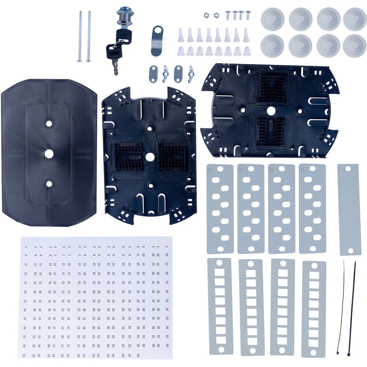 Кросс-панель Cabeus FO-WL-24/32-SC/2LC/FC/ST-FP-K - фото 8