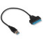 Кабель USB - SATA, 0.3м, Cablexpert A-USB3-SATA3-2.5 - фото 2