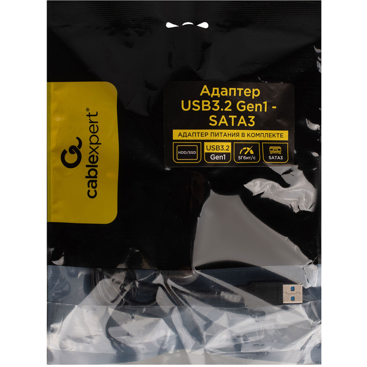 Кабель USB - SATA, 0.3м, Cablexpert A-USB3-SATA3-2.5 - фото 3