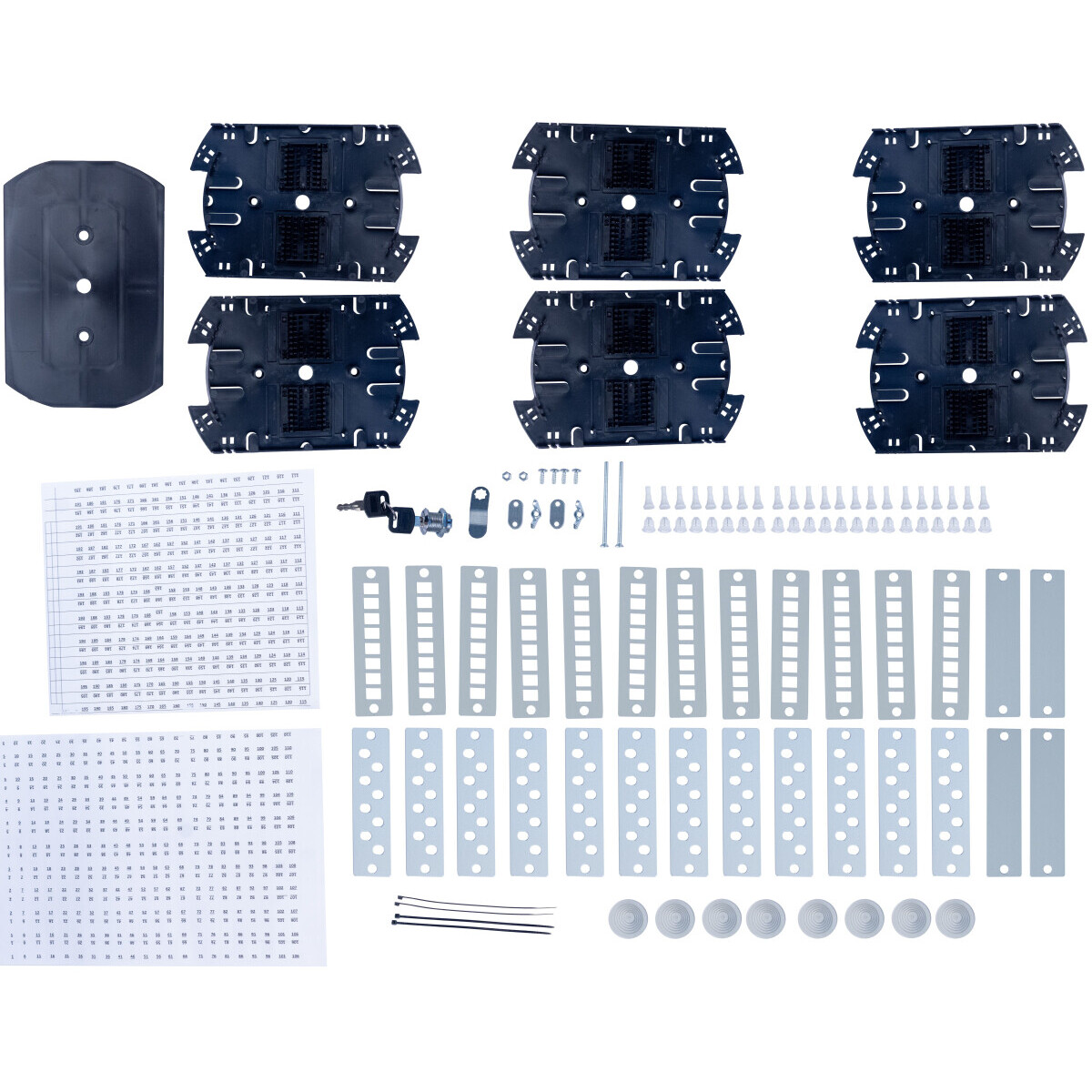 Кросс-панель Cabeus FO-WL-64/96-SC/2LC/FC/ST-FP-K - фото 6