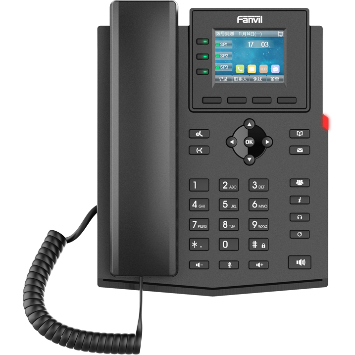 VoIP-телефон Fanvil (Linkvil) X303-2 Wire Black