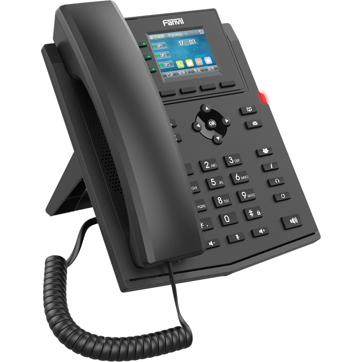 VoIP-телефон Fanvil (Linkvil) X303-2 Wire Black - X303-2 WIRE - фото 3