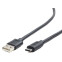 Кабель USB - USB Type-C, 1м, Cablexpert CCP-USB2-AMCM-1M-RU-B