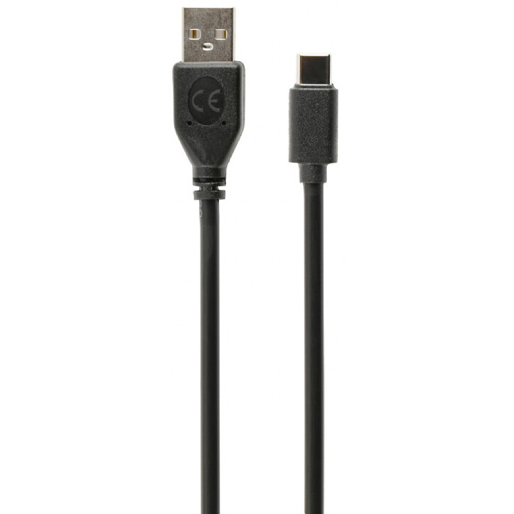 Кабель USB - USB Type-C, 1м, Cablexpert CCP-USB2-AMCM-1M-RU-B - фото 2