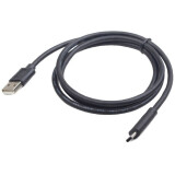 Кабель USB - USB Type-C, 1м, Cablexpert CCP-USB2-AMCM-1M-RU-B