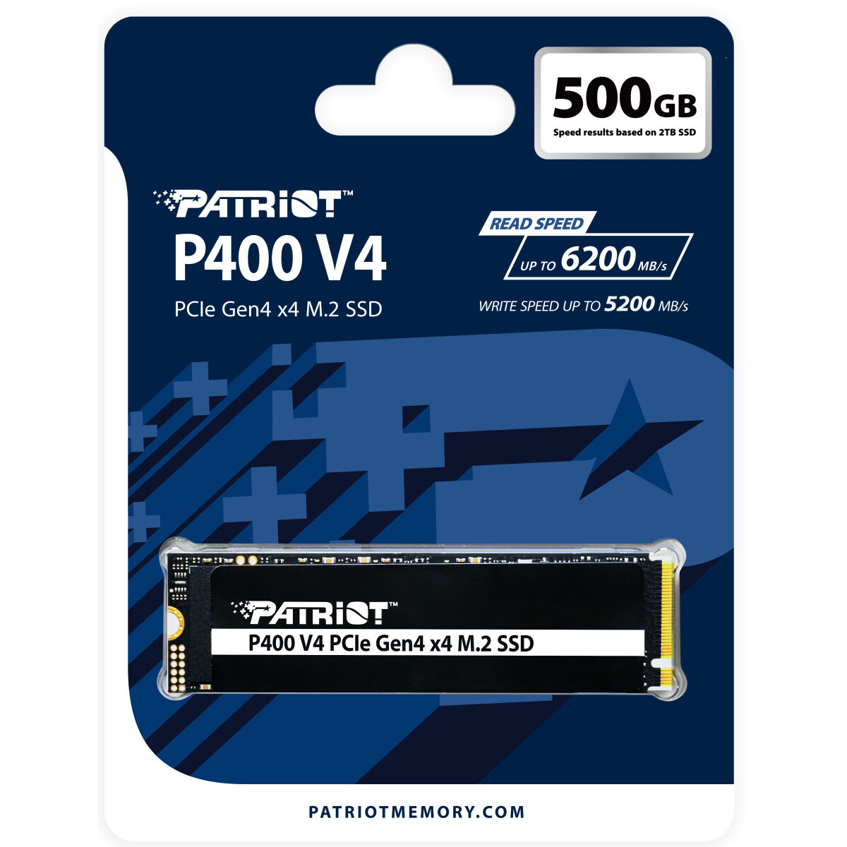 Накопитель SSD 500Gb Patriot P400 V4 (P400VP500GM28H) - фото 4