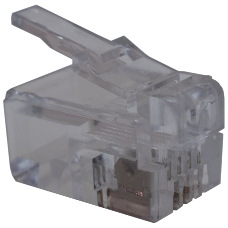 Коннектор RJ-11 Suprlan 10-0229, 100 шт.