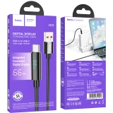 Кабель USB - USB Type-C, 1.2м, HOCO U125 Black (6942007611916)