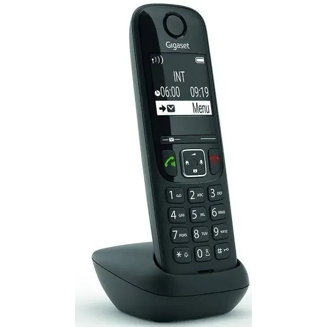 Дополнительная трубка Gigaset AS690HX Black (Bundle) - S30852-H2876-R101 - фото 2