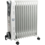 Масляный радиатор Ресанта ОМ-12А 2500W White (67/3/21)