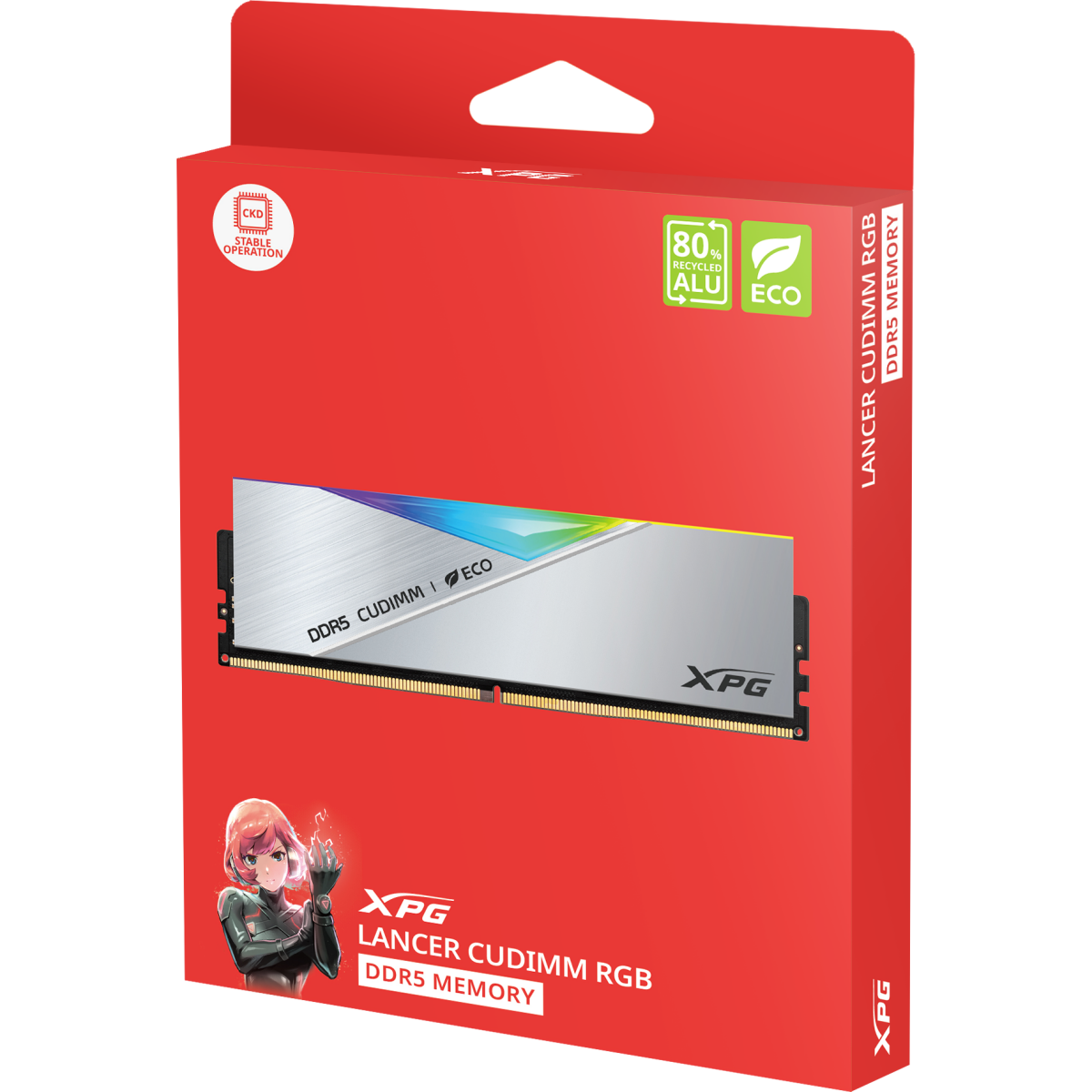 Оперативная память 48Gb DDR5 9200MHz ADATA XPG Lancer RGB CUDIMM (AX5CU9200C4224G-DCLACRSG) (2x24Gb KIT) - фото 5